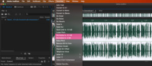How to Normalize Audio in Adobe Audition - Editino